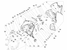 Vorderes Handschuhfach  - Schild-Rückseite