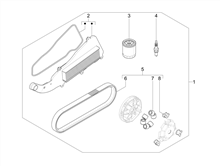 Complete wear and maintenance kit