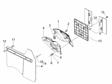 Hinterabdeckung - Kotflügellappen