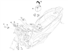 Fernschalteren - Batterie - Hupe