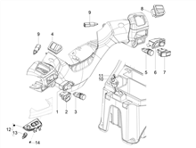 Wechselschalter - Umschalter - Druckschalter - Schalter