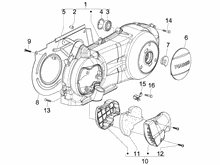 Kurbelwelledeckel - Kühlung kurbelgehäuse