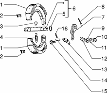 Bremsbelege hinten