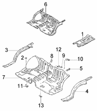 Stoßdämpfer hinten