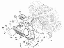 Schwungraddeckel - Ölfilter