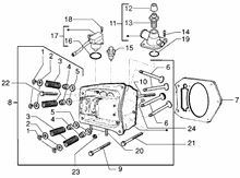 Kurbelwelle-pleuelstange-kurbelzapfen einheit