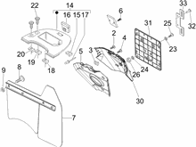 Hinterabdeckung - Kotflügellappen