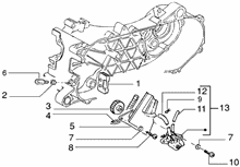 Befestigung schaltsegment