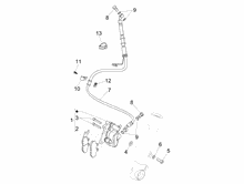 Bremschlauchen - Bremszangen