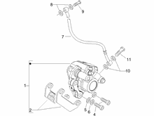 Bremschlauchen - Bremszangen