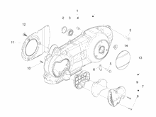 Kurbelwelledeckel - Kühlung kurbelgehäuse