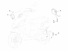 Fernschalteren - Batterie - Hupe