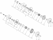 Getriebene riemenscheeiben