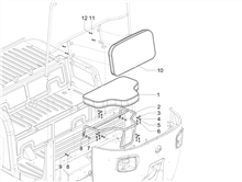 Hinteres Bodenpaneel