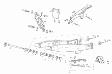 Schwinge - Stoßdämpfer