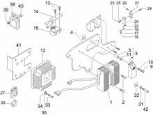 Spannungsreglerern - Elektronisches Steuergerern - Zündspule