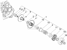 Getriebene riemenscheeiben
