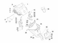 Hinterabdeckung - Kotflügellappen