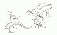 Schutzbleche vo.-hi.