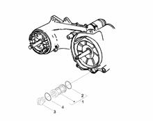 Schwungraddeckel - Ölfilter