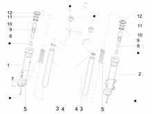 Vordere Radaufhängung/Federung - Stoßdämpfer