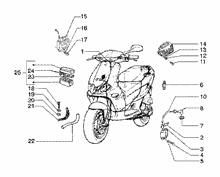 Bowdenzüge Hintere bremse-km-zähler-starter