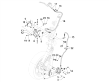 Bremschlauchen - Bremszangen