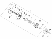 Getriebene riemenscheeiben