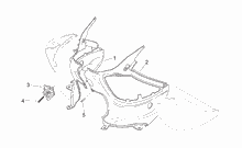 Rear headlight - Top box