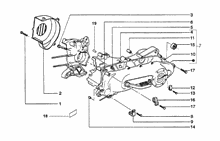 Einheit Zylinder-Kolben-Kolbenbolzen