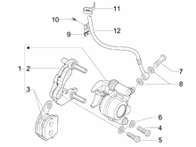 Bremschlauchen - Bremszangen