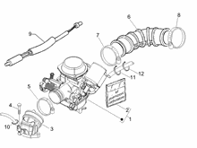 Vergaser, komplett - Ansaugstutzen