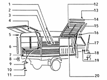 Befestigung positivkabel