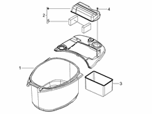 Schutzhelmgehäuse - Untersitz