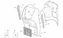 Rear headlight - Top box