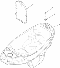 Schutzhelmgehäuse - Untersitz