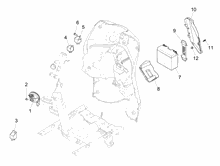 Fernschalteren - Batterie - Hupe