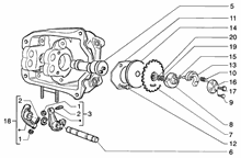 Einheit Zylinder-Kolben-Kolbenbolzen