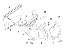 Hinterabdeckung - Kotflügellappen