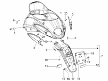 Hinterabdeckung - Kotflügellappen