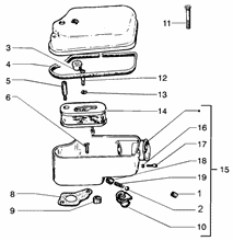 Bauteile luftfilter