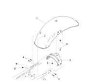 Hinteres schutzblech