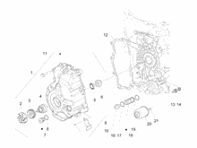 Schwungraddeckel - Ölfilter