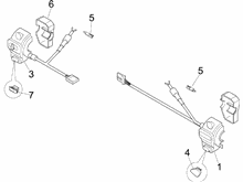 Wechselschalter - Umschalter - Druckschalter - Schalter