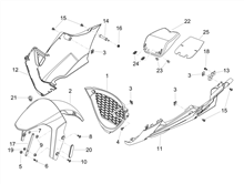 Vorderes Schutzblech-Stütze