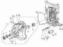 Schwungraddeckel - Ölfilter