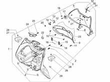 Vorderes Handschuhfach  - Schild-Rückseite