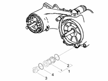 Schwungraddeckel - Ölfilter