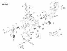 Steuerpedal - Hebeln