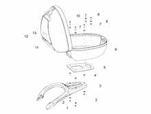 Sitz - Gepäckträger